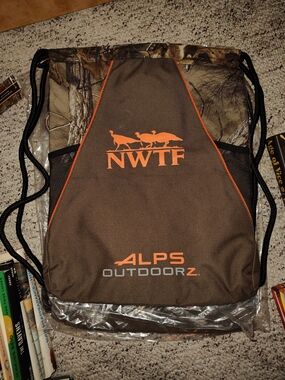 ALPS OutdoorZ x NWTF Brown Camo Drawstring Backpack